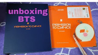 BTS Permission to Dance Merch Unboxing #방탄소년단 #언박싱 #permissiontodance