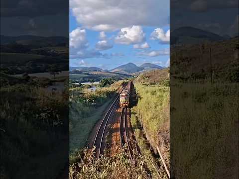 Locomotivas 1157, 1004 17-10-2025 Baixo Guandu ES vg gôndolas vazios