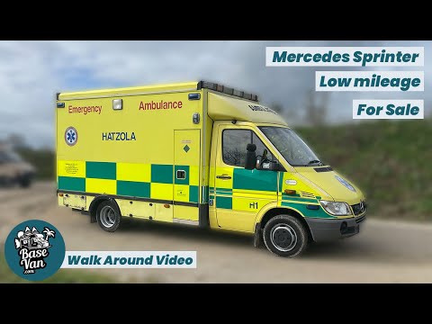 Mercedes Sprinter 416 First Response Ambulance, Automatic Transmission, UV Modular Conversion.