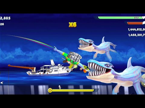 TELEPORT  NESSIE SHARK | HUNGRY SHARK EVOLUTION -  SHARK  NESSIE GAMEPLAY
