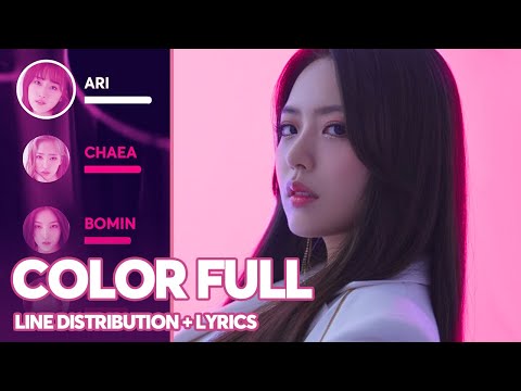 REDSQUARE - Color Full (Line Distribution + Color Coded Lyrics)