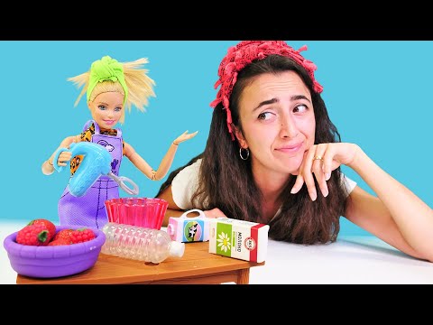 Barbie videos for girls. Cooking games with Barbie and Sevcan. Girls' videos