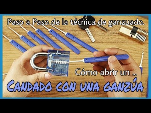 HOW TO OPEN A LOCK WITH A LOCK PICK QUICKLY.