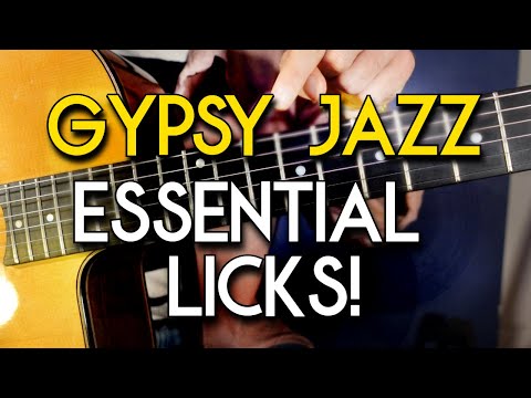 Gypsy Jazz Guitar Lesson - Essential Licks