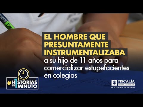 Hombre que presuntamente instrumentalizaba a su hijo de 11 años para comercializar estupefacientes