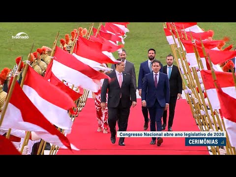 Abertura do ano legislativo marca retomada dos trabalhos do Congresso