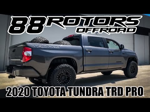 2020 TOYOTA TUNDRA TRD PRO, KING SHOCKS, CAMBURG UCA, 35" TOYO RT TIRES