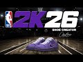 NBA 2K26 Shoe Creator How To Make Nike Dunk Low Purple Lobster