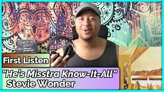 Stevie Wonder- He&#39;s Misstra Know It All REACTION &amp; REVIEW