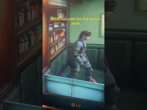 MGS2 but with the 3rd person mod!