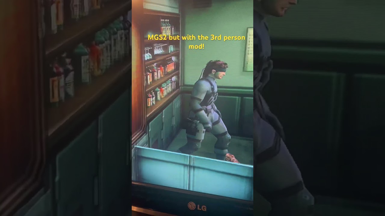 MGS2 but with the 3rd person mod!