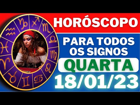 @AlmanaquedosSignos  ♈  HOROSCOPO DE HOJE ⭐ QUARTA 18/01/2023 l TODOS OS SIGNOS