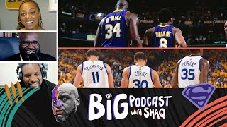 Shaq responds to Steph saying the 2017 Warriors could have beat the 2001 Lakers | The Big Podcast