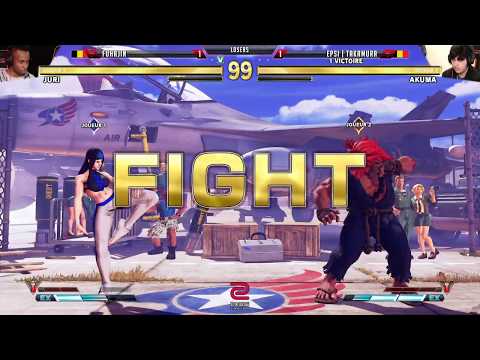Brussels Challenge - Round2 - SFV - Losers - Fuhajin (Juri) Vs Epsi | Takamura (Akuma)