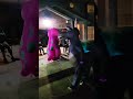 Barney Attacks Strangers On Halloween Must See