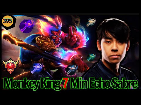 Monkey King 7 Min Echo Sabre Beyond GodLike 17Kill | Ana Stream Moment 395