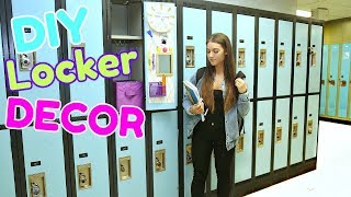 BACK to SCHOOL: LOCKER DECORATIONS + DIY LOCKER DECOR