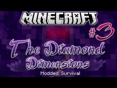 DanTDM - "BURNED ALIVE!" | Diamond Dimensions Modded Survival #3 | Minecraft