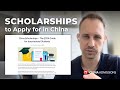 8 Scholarships in China for 2024 Intake