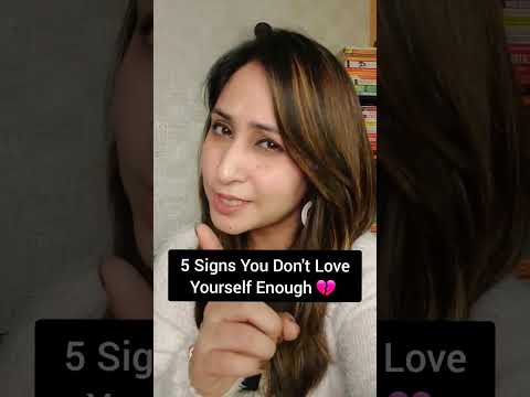 5 Signs You Don't Love Yourself #shorts by Dr. Shikha Sharma Rishi