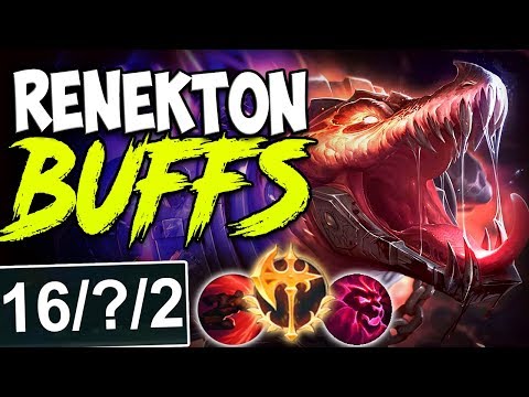 RENEKTON BUFFS | WTF? RENEKTON IS EVEN STRONGER NOW | Renekton vs Yasuo TOP LANE PBE S8 Gameplay