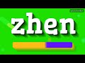 ЧЖЕНЬ ЯК СКАЗАТИ ЖЕНЬ жень ZHEN HOW TO SAY ZHEN Zhen
