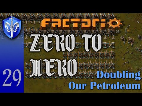 Factorio 1.1 Zero to Hero, Ep 29: DOUBLING OUR PRETROLEUM - Tutorial, Guide, LetsPlay, Walkthrough