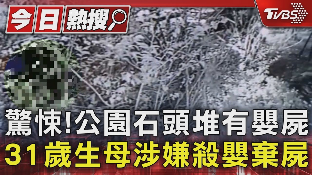 驚悚！公園石頭堆有嬰屍　31歲生母涉嫌殺嬰棄屍