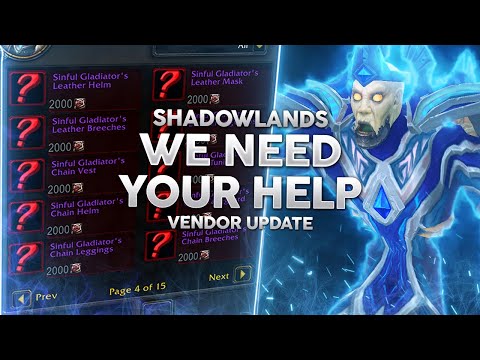 The Solution to PvP Gear in Shadowlands - How to Fix It - Vendor Update