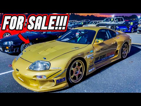 I FOUND A TOP SECRET SUPRA AND OTHER JDM LEGENDS AT JAPAN'S BIGGEST CAR AUCTION!