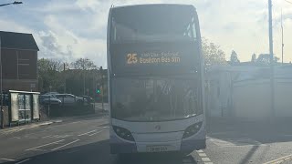 Soon To Be Withdrawn: First Bus Essex ADL Enviro 400 Trident 33562 SN58 CGY Route 25
