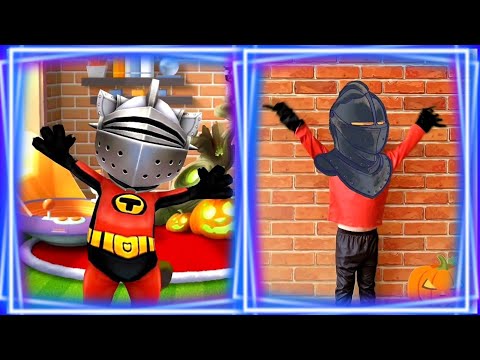 Imitate Talking Tom in real life ( Talking Tom Superhero) | The Lily Show