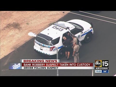 Robbery suspect taken into custody in Glendale