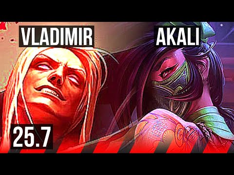 VLADIMIR vs AKALI (TOP) | KR Master | 25.7