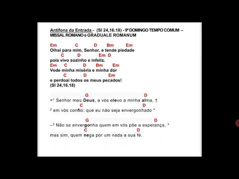OLHAI PARA MIM, SENHOR - RUZYE - 9º Domingo - Ano A, B e C