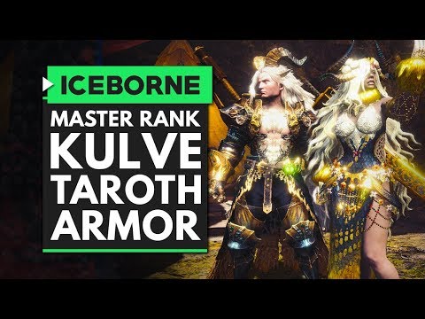 Monster Hunter World Iceborne | New Master Rank KULVE TAROTH Armor & Skills