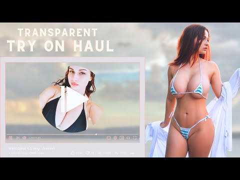Transparent Valentine's Day Lingerie Try-On Review  4K Mirror View by  Alanah Cole - Video Summarizer - Glarity