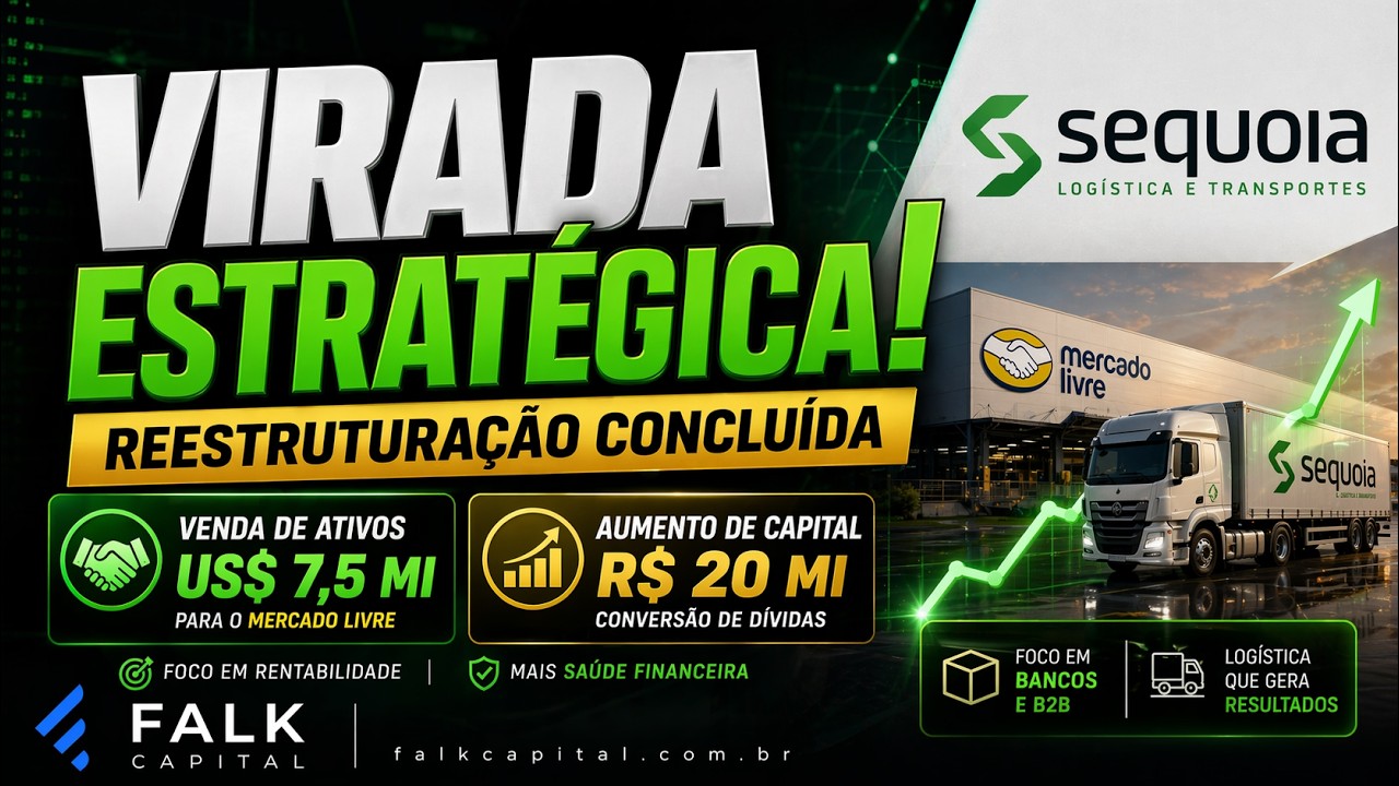 Reestruturação na Sequoia (SEQL3): Venda de Ativos ao Mercado Livre e Novo Aumento de Capital