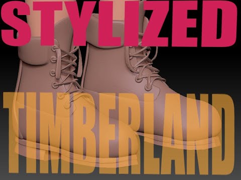 stylized timberland  ZBRUSH 2021.6