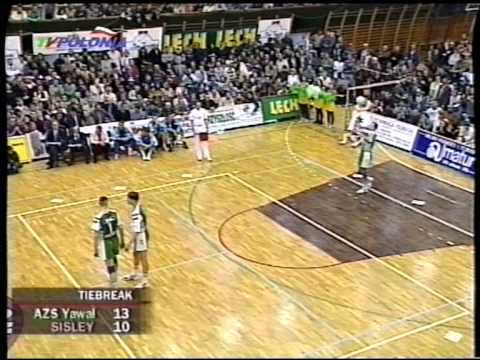 AZS Częstochowa - Sisley Treviso 3-2 LM 21.02.1996