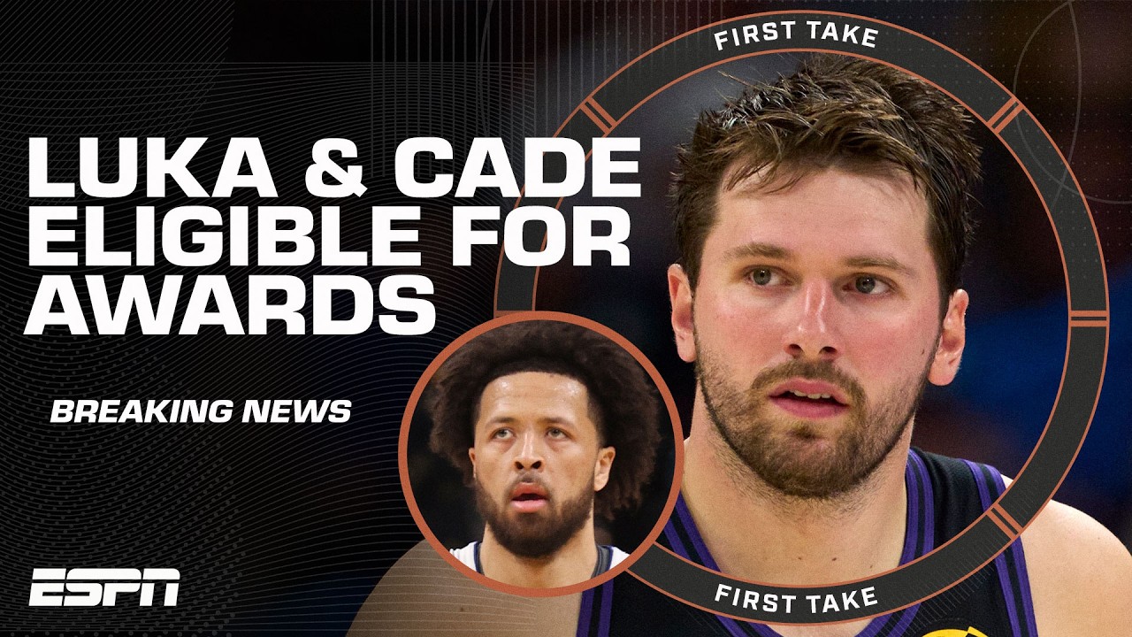 Kenny Smith is GLAD Luka & Cade's 65-game rule appeal was granted 👏 | First Take