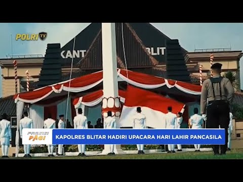 KAPOLRES BLITAR HADIRI UPACARA PERINGATAN HARI LAHIR PANCASILA