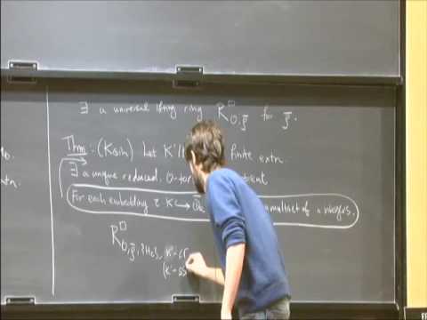 Automorphy: Deformations of Galois Representations - David Geraghty