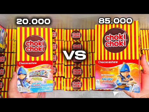 Choki Choki Boboiboy 20k vs 85k || Which One Has the Most Hologram Cards?🤔