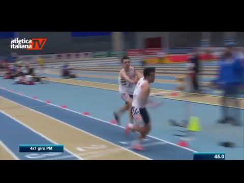4x 1 giro staffetta  Campionati italiani juniores e promesse indoor 2022