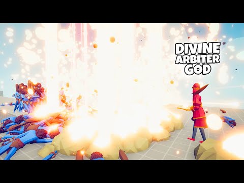 DIVINE ARBITER GOD vs EVERY FACTION | TABS Totally Accurate Battle Simulator