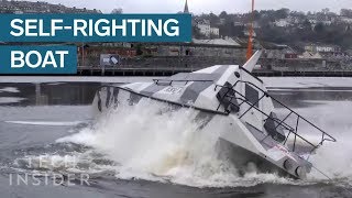 Stealth Boat Can Right Itself If It Capsizes