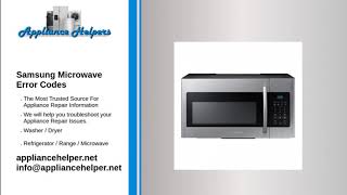 Samsung Microwave Error Codes