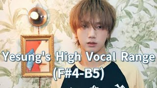 Download lagu 2022-2024 Super junior Yesung's High Vocal Range (F#4-B5)-Best High notes mp3