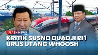 Susno Duadji Kritik Prabowo! Sesumbar Bakal Tanggung Jawab Urus Utang Whoosh: Jangan Asal Ngomong